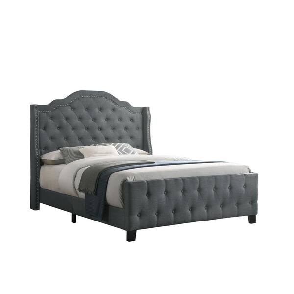  Rosevera Barrett Upholstered Standard Bed with Button