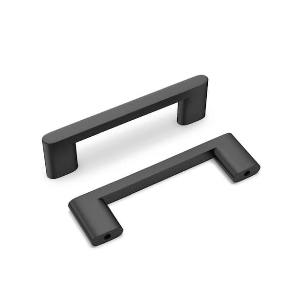 15-Pack 4.80 in. Black Cabinet Pulls, 3-3/4 in. Hole Center Kitchen Drawer Handles for Dresser Cupboard Living Room