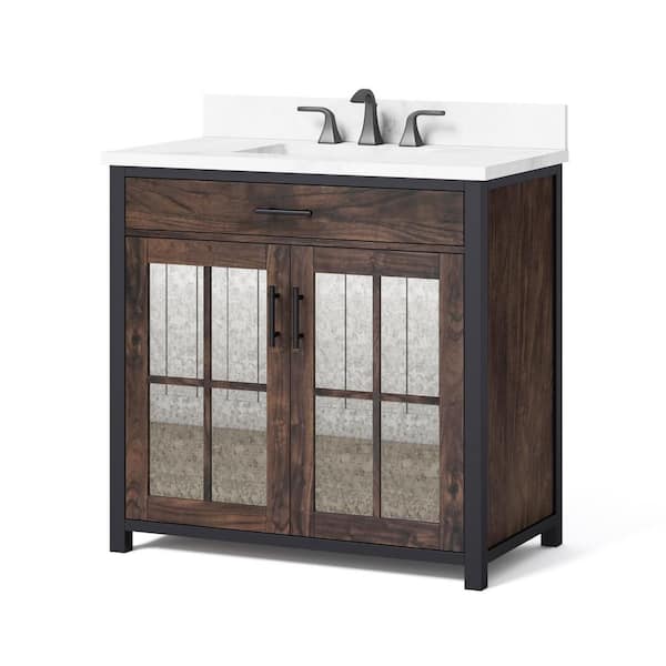 Sable With Engineered Stone Vanity Top, Menards 60 Bathroom Vanity Tops