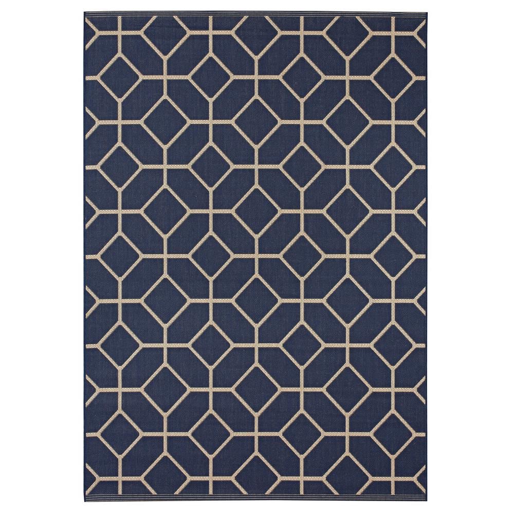 UPC 017411017404 product image for Kensington Navy 8 ft. x 10 ft. Indoor/Outdoor Area Rug | upcitemdb.com