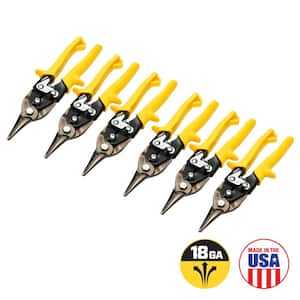 Wiss 9-3/4 in. Compound Action Straight, Left, and Right Cut Aviation Snips (6-Piece)