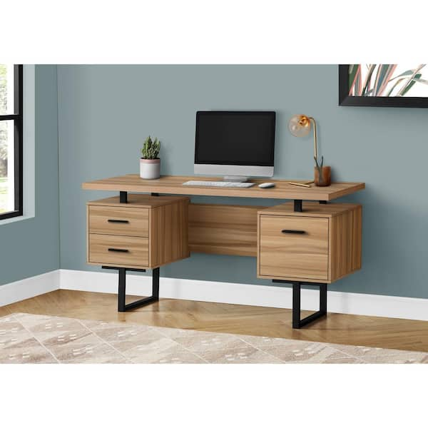 60 inch deals desk with drawers