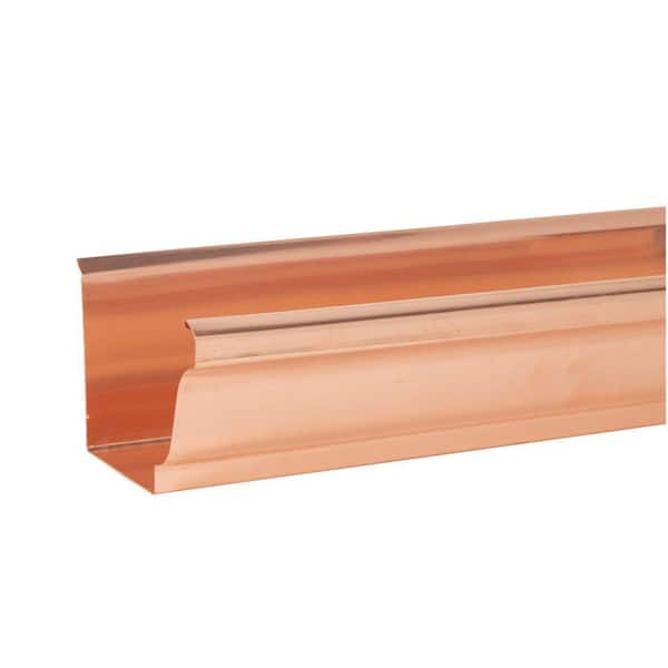 5 in. x 10 ft. Copper K-Style Gutter