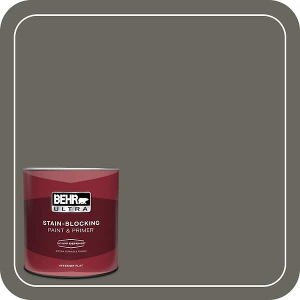 BEHR ULTRA 1 qt. #MQ6-19 Naturalism Extra Durable Flat Interior Paint & Primer