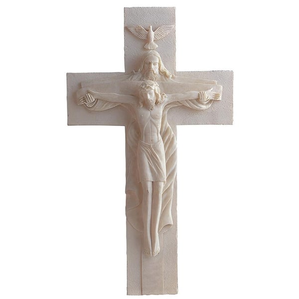 15.5 in. H Jesus Cross Atrio with God Crucifixion Holy Wall