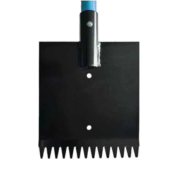 MBIIS Fiberglass Handle Steel Ice Scraper Snow Shovel - Made in USA