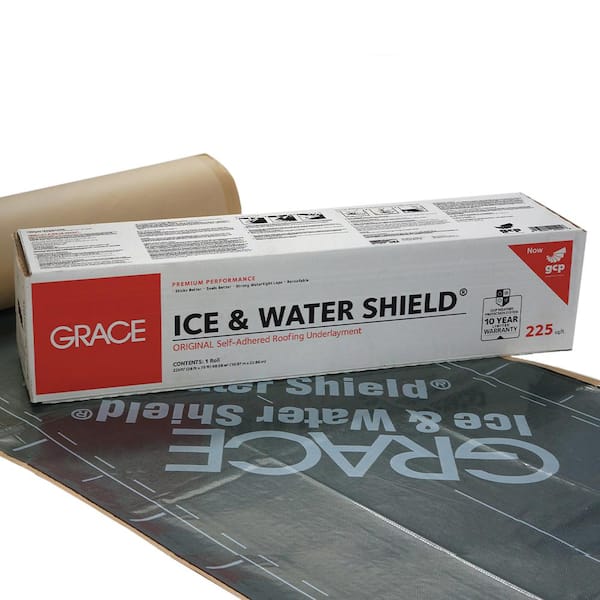 Grace Ice and Water Shield 36 in. x 75 ft., 225 sq. ft. Roll Self-Adhered Roof Underlayment with Release Paper Safety Cutter