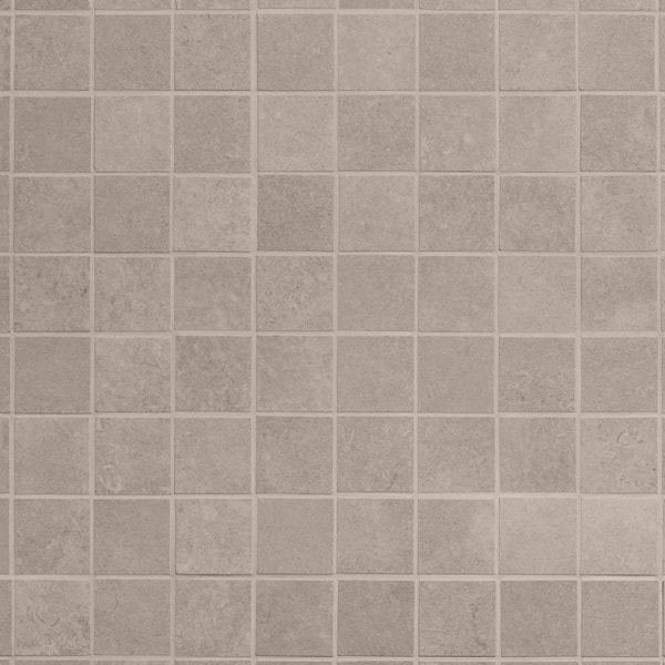Ivy Hill Tile Urbane Cream Beige 11.81 in. x 11.81 in. Matte Porcelain Mosaic Floor and Wall Tile (0.96 sq. ft./Each)