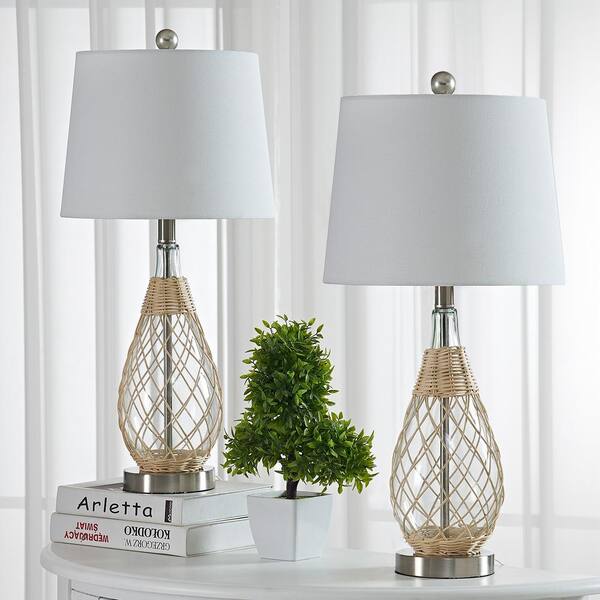 clear table lamp set