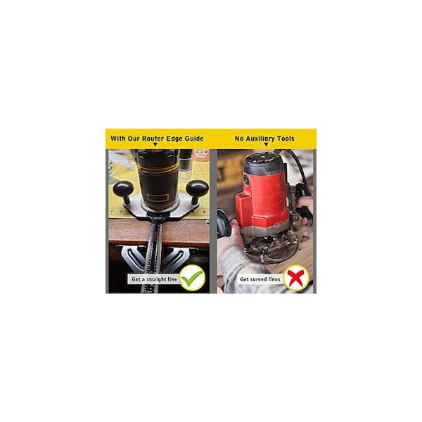 10 Inch Iron Straight Edge Guide Router Accessory with Quick