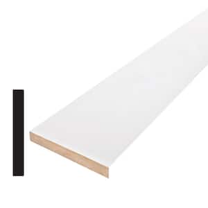 1/2 in. x 5-1/2 in. x 12 ft. Primed MDF Baseboard Pro-Pack (4-Pack)