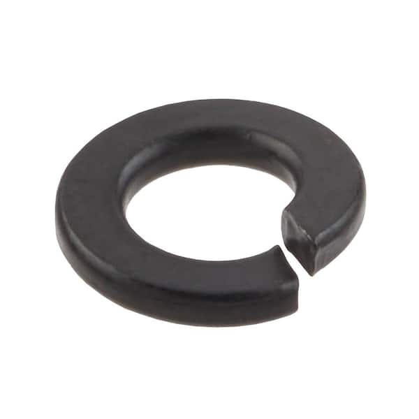 1/4 in. Black Deck Bolt Exterior Split Lock Washer (50-Pack)