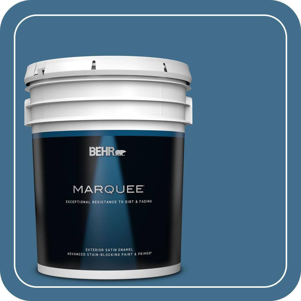 5 gal. #M500-5 Sojourn Blue Satin Enamel Exterior Paint & Primer price history on PriceWatchPro