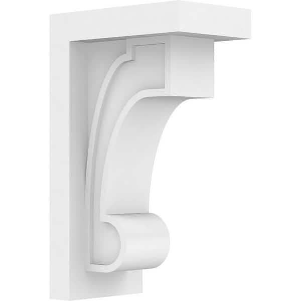 Ekena Millwork Standard 5 in. W x 13.375 in. H x 8 in. D Signature Urethane Polyurethane Corbel