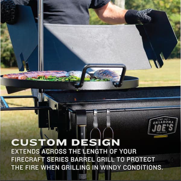 OKLAHOMA JOE'S Firecraft Open Fire Grilling Wind Guard 9919881W06