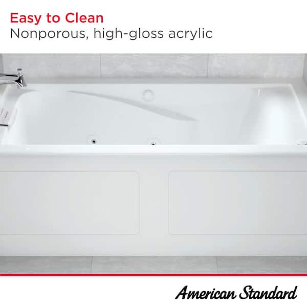 American Standard EverClean 72 in. x 36 in Acrylic Rectangular