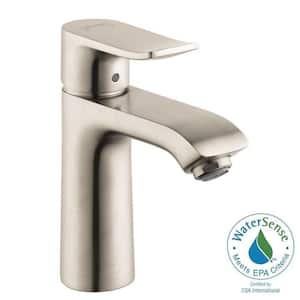 Metris Single Hole Single-Handle Low-Arc Bathroom Faucet in Brushed Nickel