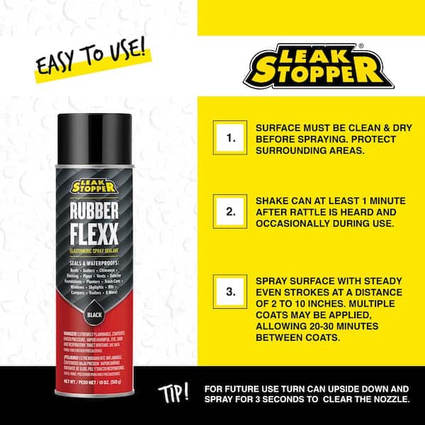 LEAK STOPPER Rubber Flexx 10-fl oz Waterproof Roof Sealant LEAK STOPPER Rubber Flexx 10-fl oz Waterproof Roof Sealant