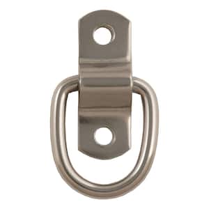 1" x 1-1/4" Surface-Mounted Tie-Down D-Ring (1,200 lbs., Stainless)