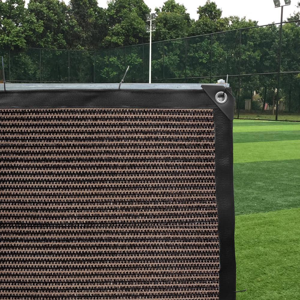 Unifirm Edge Reinforced Grommets-Free Privacy Fence Screen 90% Blockage Gazebo Backyard Shade Cover 5 ft. x 50 ft. Brown price history on PriceWatchPro