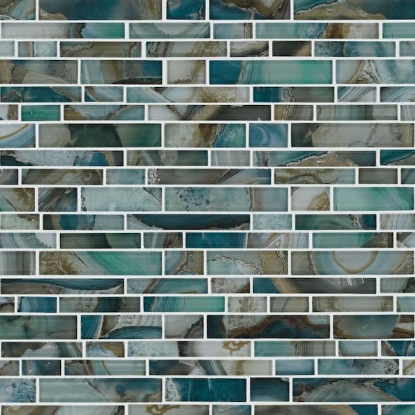 MSI Night Sky Interlocking 12 in. x 14 in. x 0.31 in. Glass Mesh