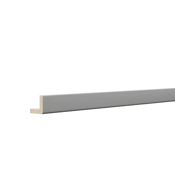 Hampton Bay Designer Series 1x96x1 in. Outside Corner Molding in Heron Gray