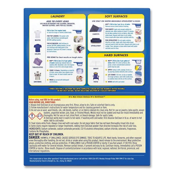 Versatile Fabric Stain Remover, Regular Scent Box, 7.22 lbs., 4/Carton