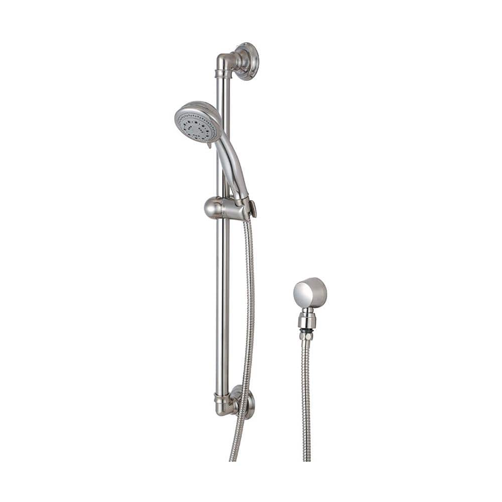 5-Spray 3.4 in. Single Tub Wall Mount Handheld Shower Head in Brushed Nickel price history on PriceWatchPro