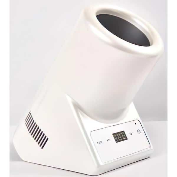 Equator 110V AC/12V DC Cellar Cooling Unit 5.3 in. Single Bottle Wine-Champagne-Water Chiller Thermo-Electric in White