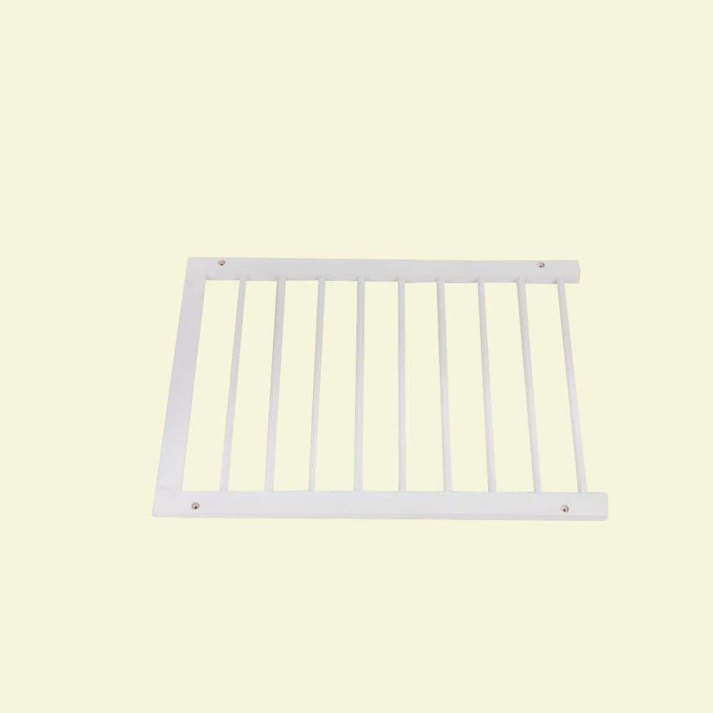 UPC 635035000383 product image for 22-1/4 in. White Extension for Step Over Gate | upcitemdb.com