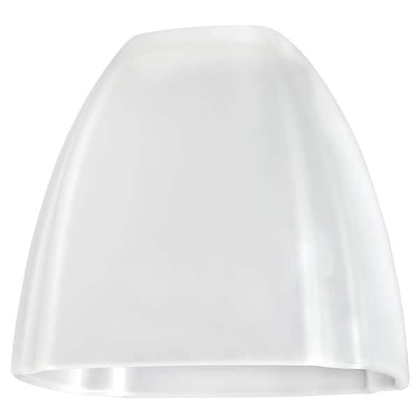 Westinghouse 5-3/8 in. Frosted Glass Rounded Edge Shade with 2-1/4 in. Fitter and 6-1/8 in. Width