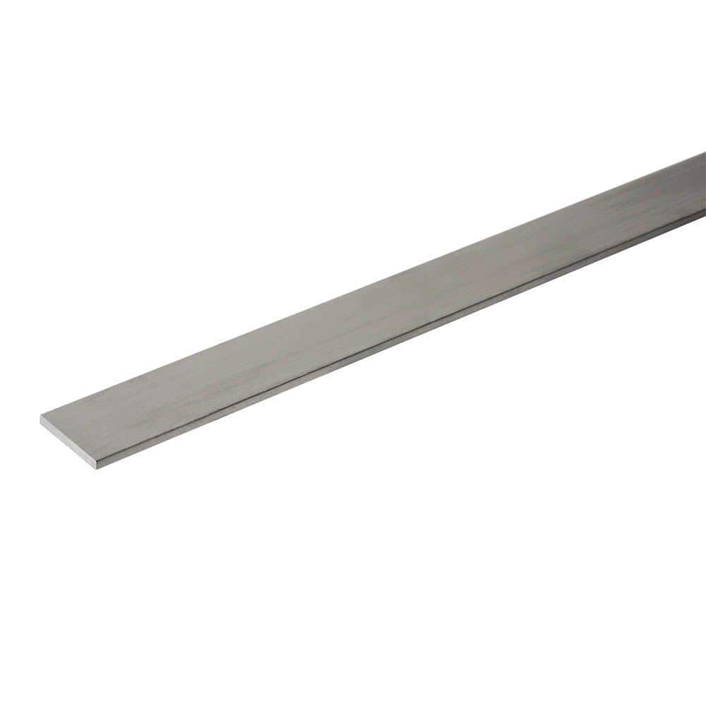Everbilt 1-1/2 in. x 4 ft. - 1/8 in. Thick Aluminum Flat Bar