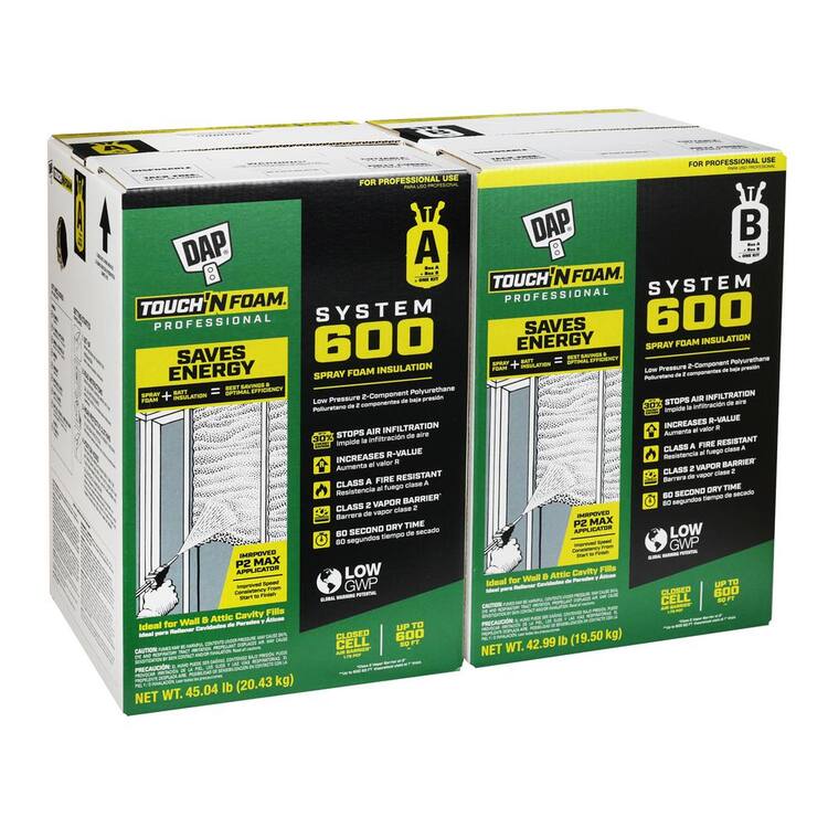 DAP TNFP System 600 KIT Low GWP Spray Foam Insulation