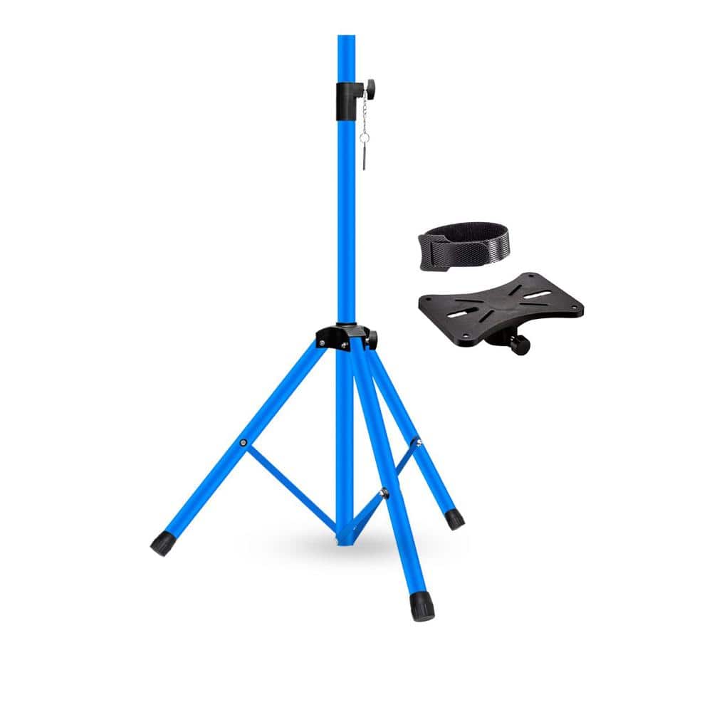 Adjustable Up to 72 in. Speaker Stand Tripod Floor Tall DJ Studio Monitor Stands Pole Mount in Blue price history on PriceWatchPro