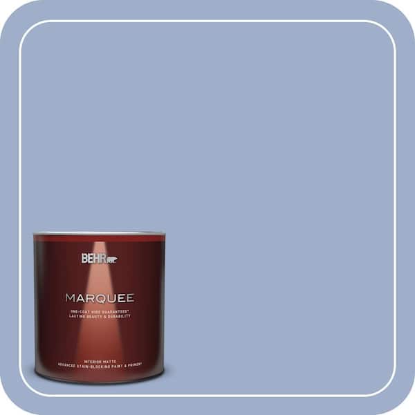 BEHR MARQUEE 1 Qt. #MQ5-17 Poetry Reading One-Coat Hide Matte Interior Paint & Primer