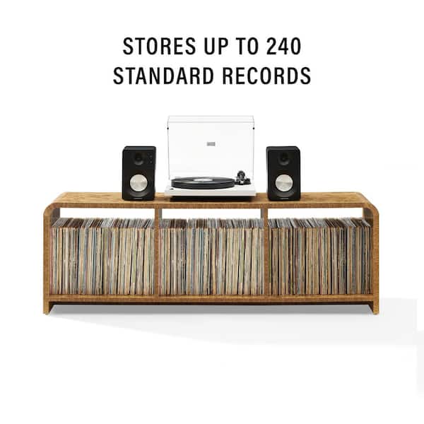 CROSLEY FURNITURE Ingrid Maple Large Record Player Stand With