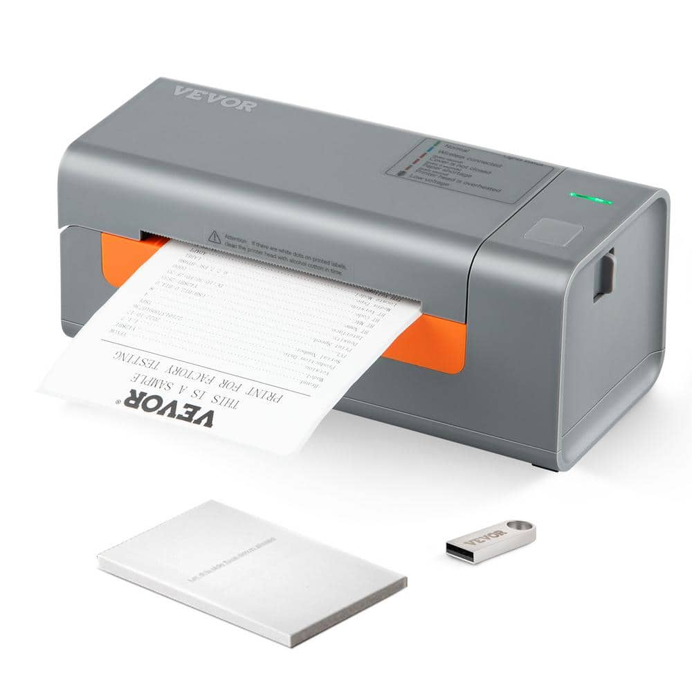 VEVOR Bluetooth Thermal Label Printer with Automatic Label Recognition Wireless Shipping Label Printer for Shipping Labels