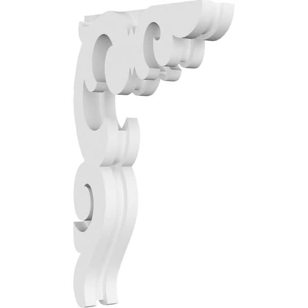 Ekena Millwork 1-7/8 in. x 12 in. x 7 in. PVC Kendall Corbel