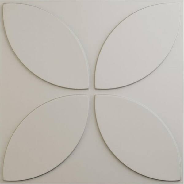 Ekena Millwork 19 5/8 in. x 19 5/8 in. Primrose EnduraWall Decorative 3D Wall Panel, Satin Blossom White (Covers 2.67 Sq. Ft.)