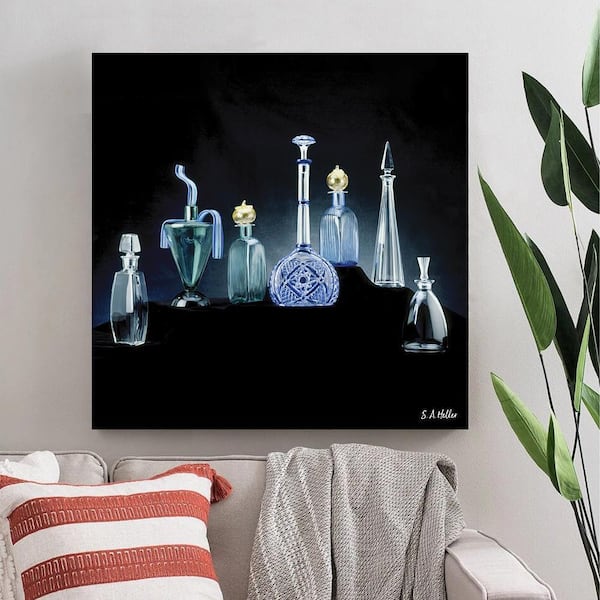 VENICE BEACH Collections Decanters by Steven a Heller 1-Piece Unframed Canvas Drawing Print 30 in. x 30 in.