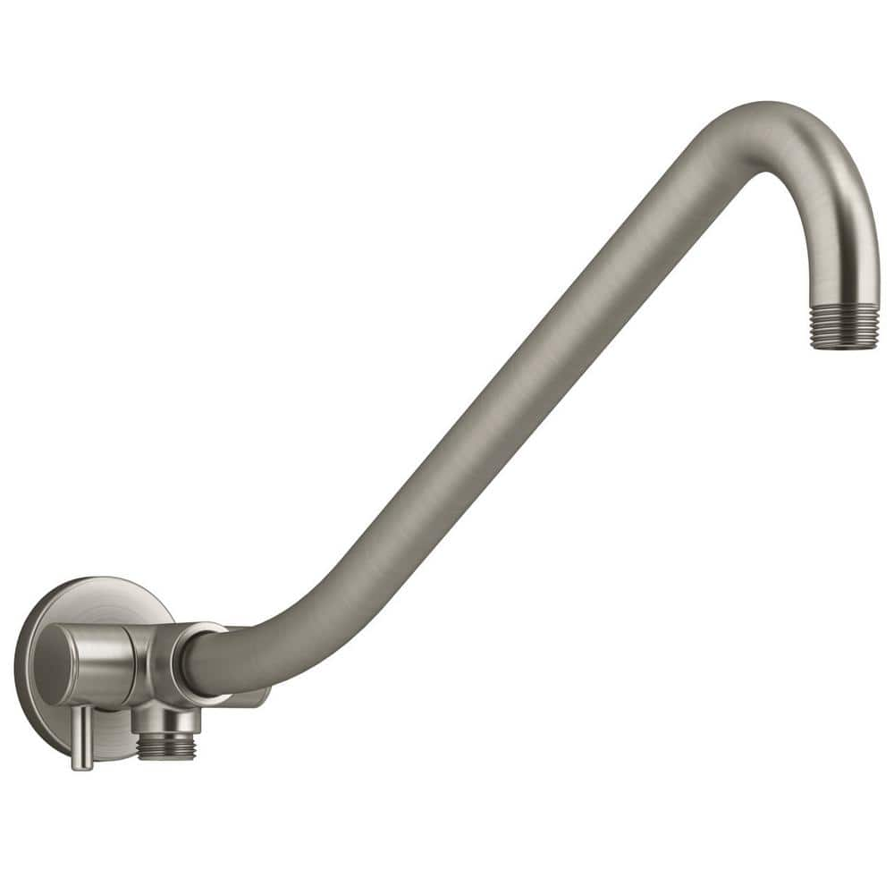 KOHLER Gooseneck Rainhead Shower Arm with 3-Way Diverter in