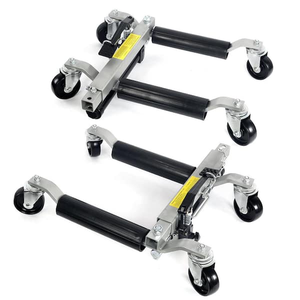 STARK USA 25999 21 in. W 1500 lbs. Car Dolly Hydraulic Lift Jack Air Roller Vehicle Positioning Tow - 1