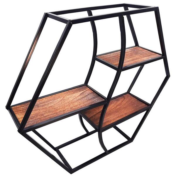 Admired By Nature Admired By Nature 3Tier Floating Shelves Wall Mount