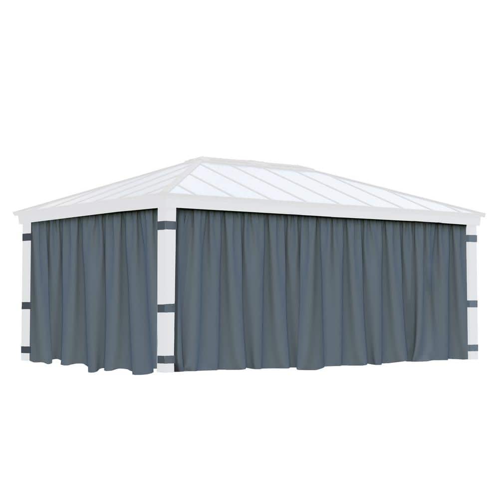 Curtain Set for Dallas 14 ft. x 20 ft. Outdoor Gazebo price history on PriceWatchPro
