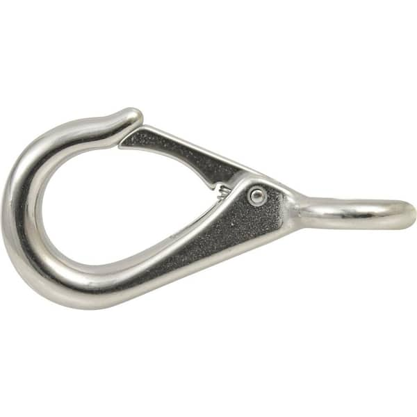 Forged Aluminum Snap Hook w/ Fixed Eye - Black