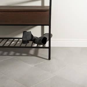 Copley Grigio 12 in. x 24 in. x 10mm Matte Stone Look Porcelain Floor and Wall Tile (6-piece / 11.62 sq. ft. / case)