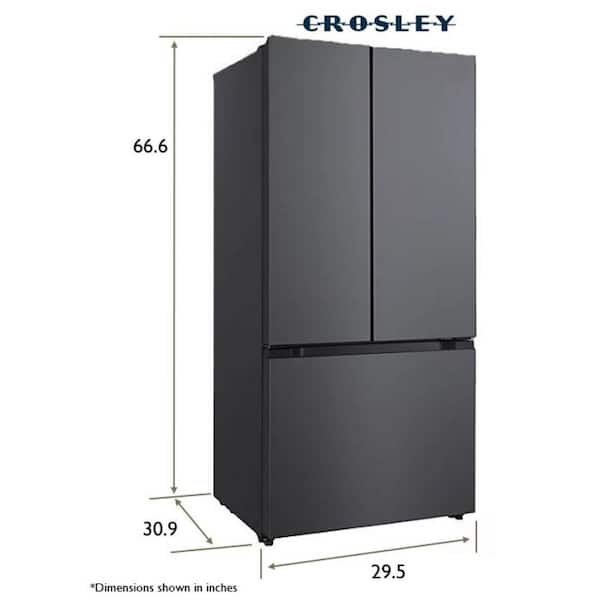 Crosley 30 in. 18.4 cu. ft. French Door Refrigerator w/ Pocket