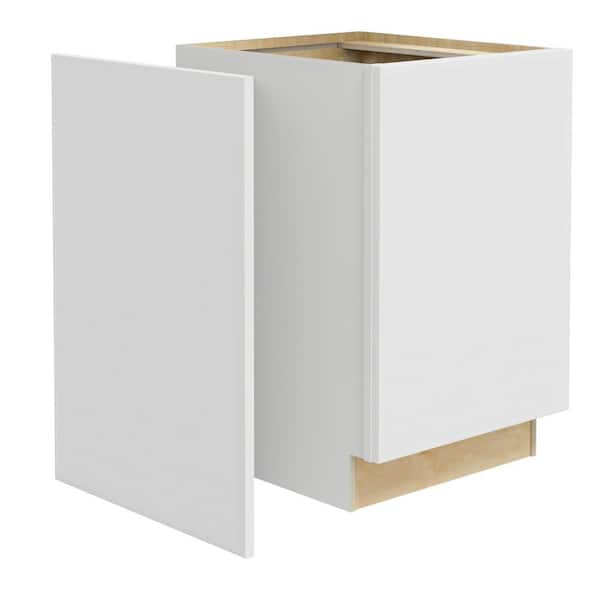 Hargrove 0.75 in. W x 24 in. D x 34.5 in. H Base Matching End Panel in Vesper White