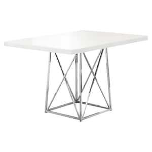 Glossy White Dining Table