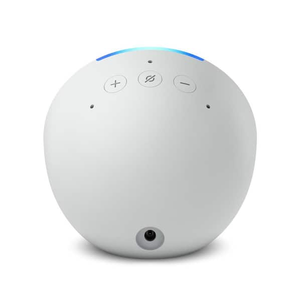 Echo (4th Gen) with Premium Sound, Smart Home Hub, and Alexa - Glacier White